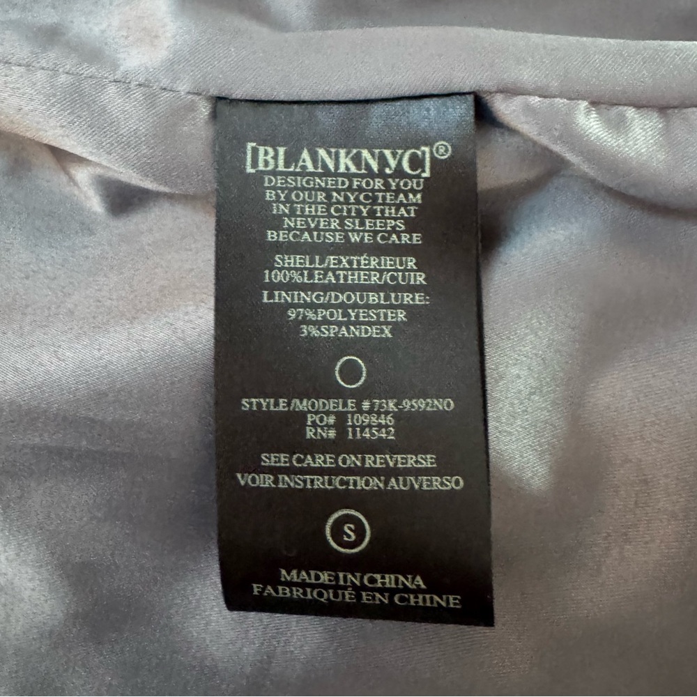 Blank NYC Gray Suede Leather Moto Jacket - Picture 4 of 5